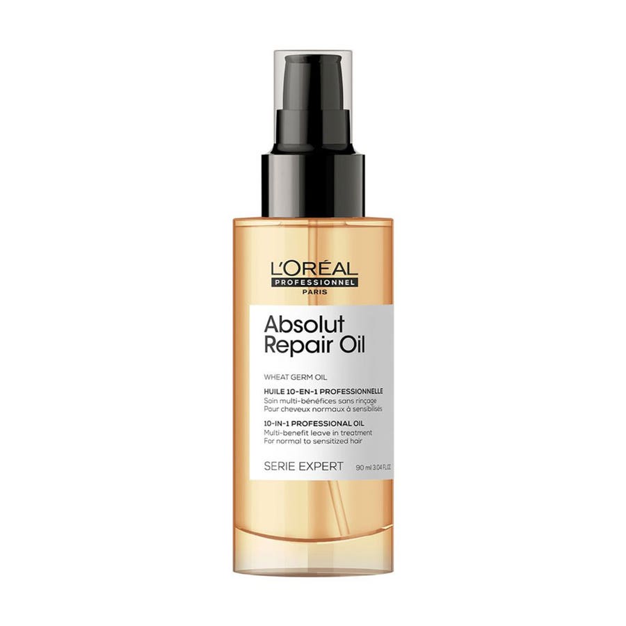 L'Oréal Professionnel Absolu Repair Gold 10 - in - 1 Leave - In Oil 90ml (3.04fl oz) - FrenchBeautyHub