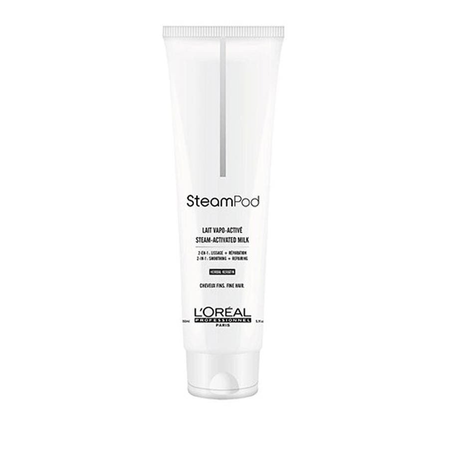 L'Oreal Professionnel Steampod Activa 2in1 Vapo Milk straightening + repairing fine hair 150ml (5.07fl oz) - FrenchBeautyHub