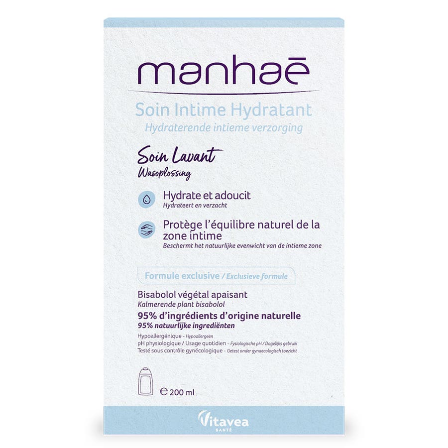 Manhaé Intima Washing Care Hydrating 200ml (6.76fl oz) - FrenchBeautyHub
