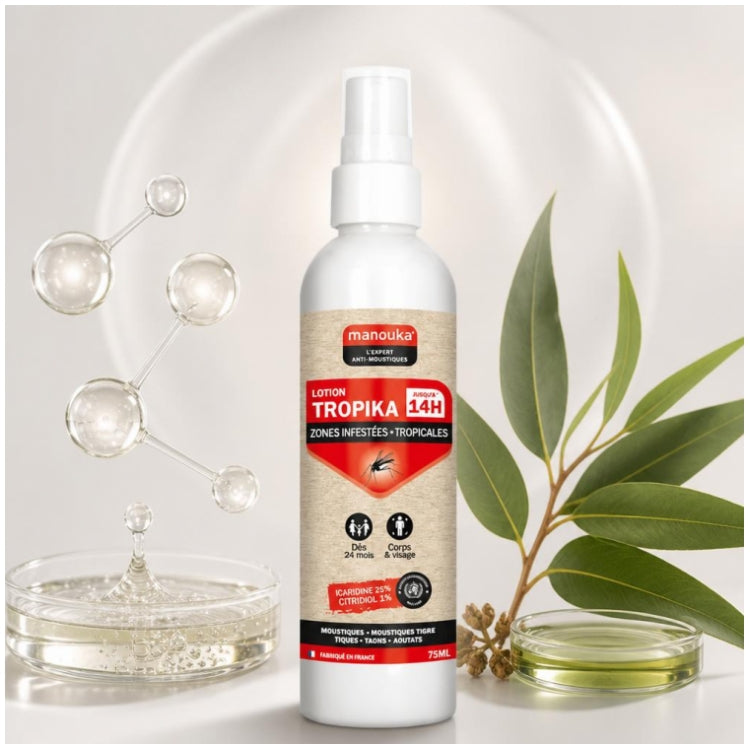 Manouka Mosquito Repellent Lotion Adult All Areas 75 ml (2.54fl oz)