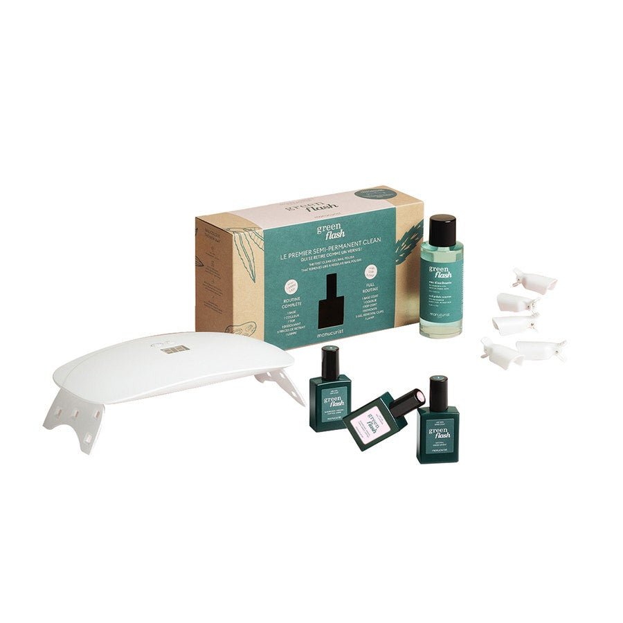 Manucurist Green Flash First Semi - Permanent Clean Set Hortencia - FrenchBeautyHub