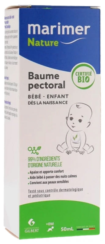 Marimer Baby Bálsamo pectoral para bebés y niños 50ml