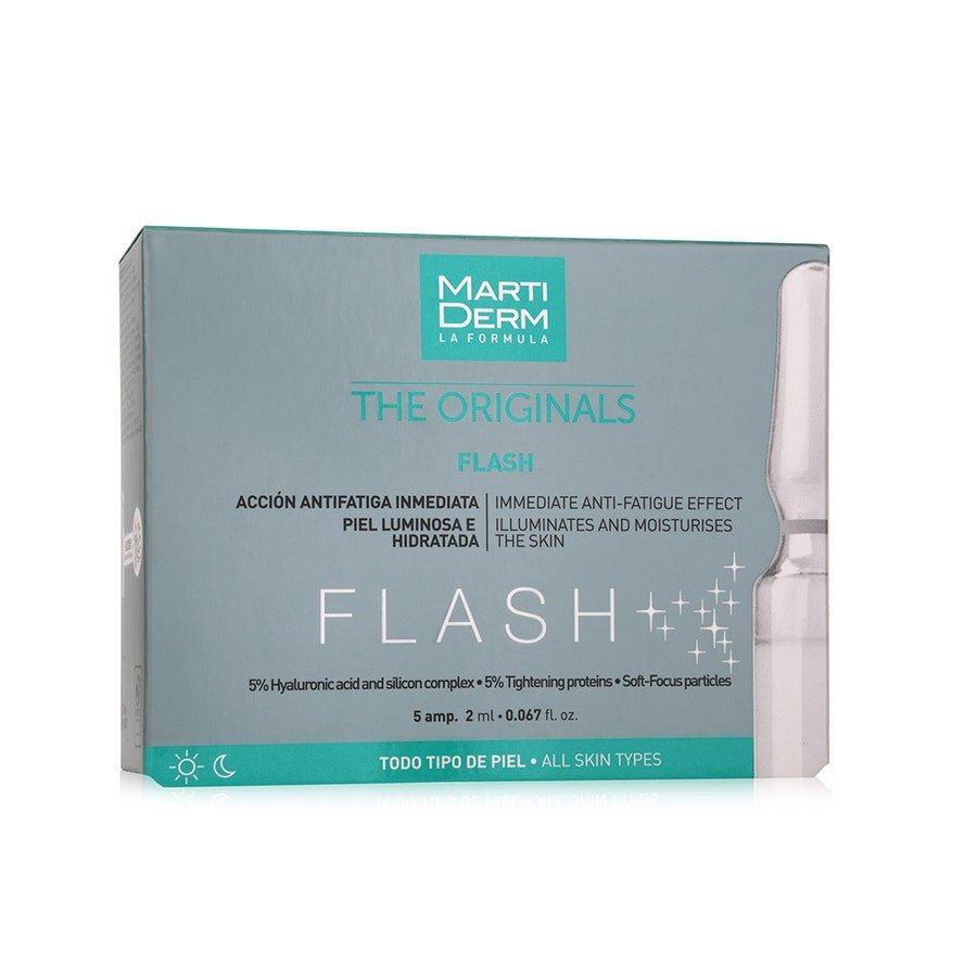 Martiderm The Originals Flash 5 Ampoules 10ml (0.33fl oz) - FrenchBeautyHub
