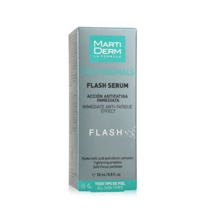 Martiderm The Originals Flash X 1 Phials with Hyaluronic Acid & Silicon - FrenchBeautyHub