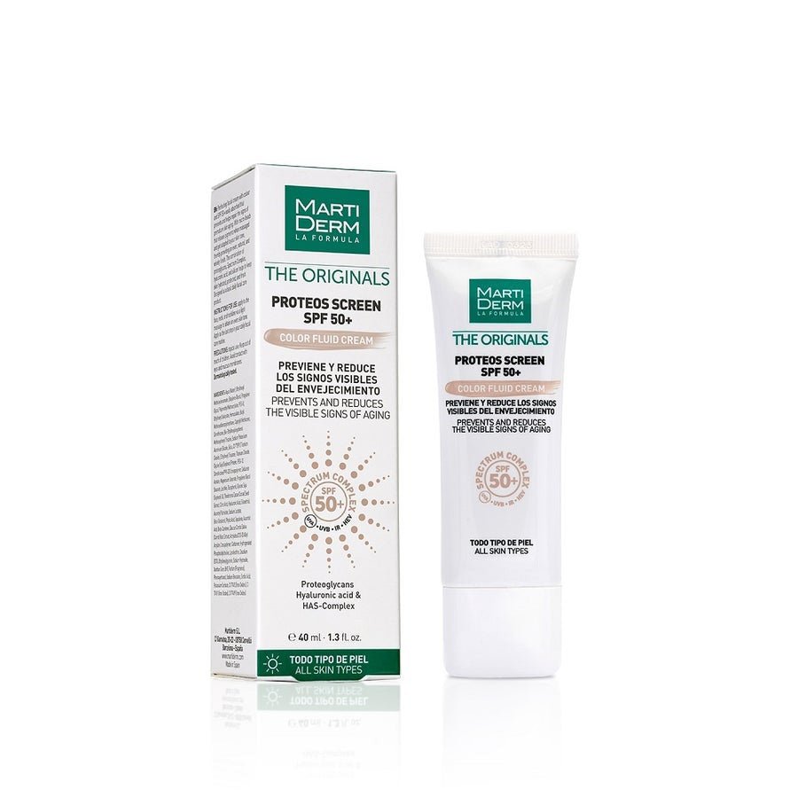 Martiderm The Originals Proteos Screen SPF50+ All Skin Types Tous types de peaux 40ml (1.35fl oz) - FrenchBeautyHub