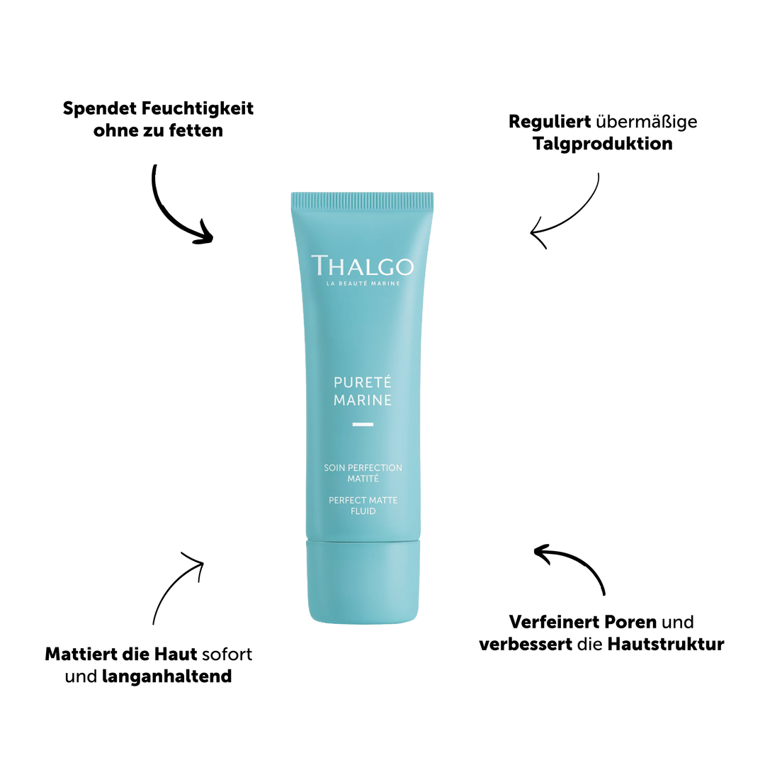 Thalgo Perfect Matte Fluid 40ml (1.35 fl oz) - Anti-Shine Correction for Combination and Oily Skin