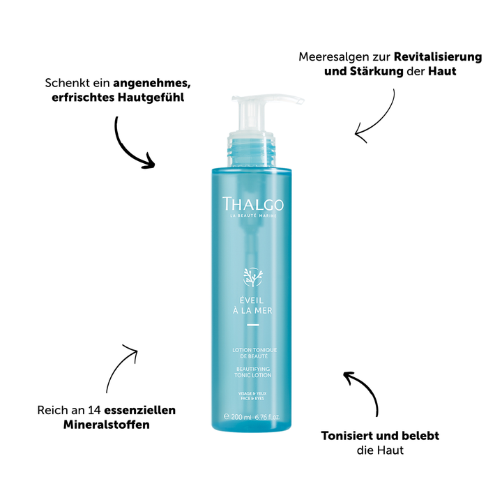 Thalgo Eveil La Mer Beautifying Tonic Lotion for Face and Eyes 200ml (6.76 fl oz)