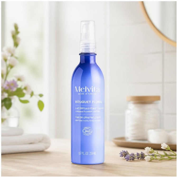 Melvita Floral Bouquet Gentle organic cleansing milk 200 ml (6.76fl oz)