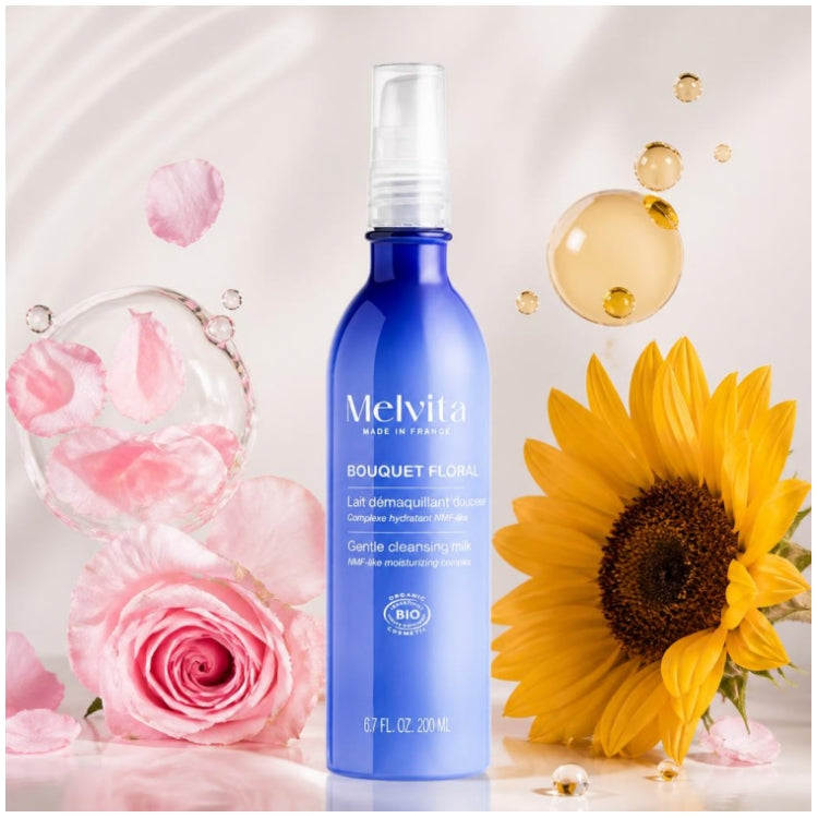 Melvita Floral Bouquet Gentle organic cleansing milk 200 ml (6.76fl oz)