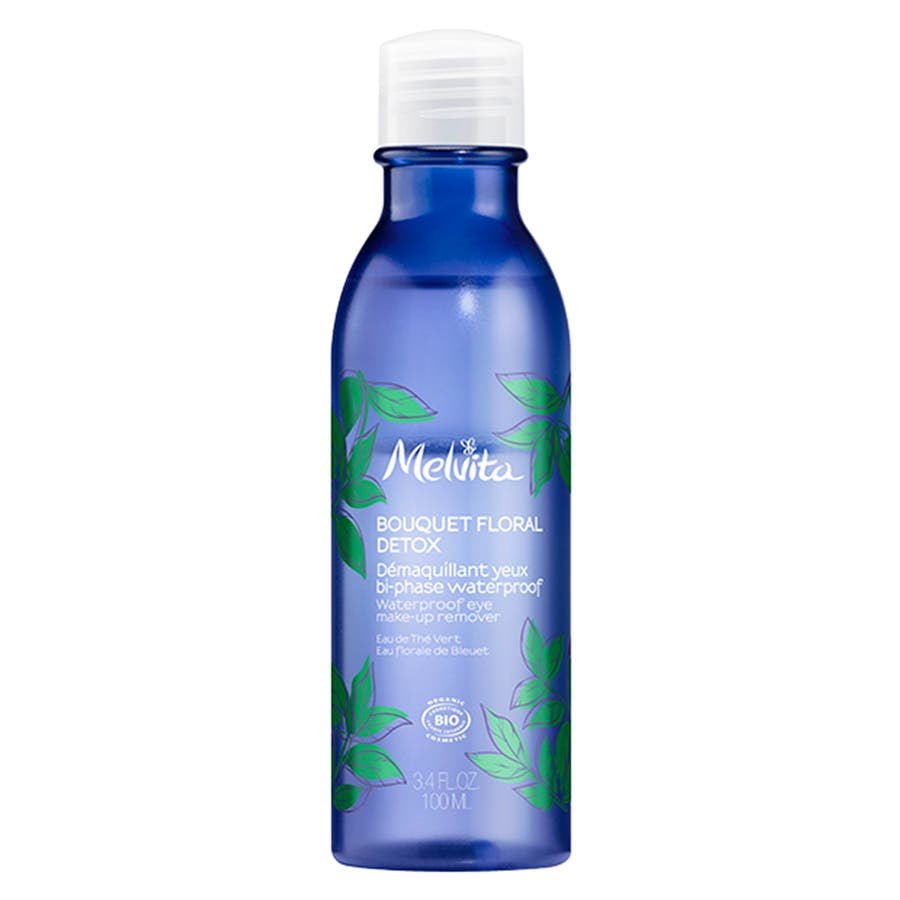 Melvita Detox Floral Bouquet Bi - phase Eye Makeup Remover 100ml (3.38fl oz) - FrenchBeautyHub