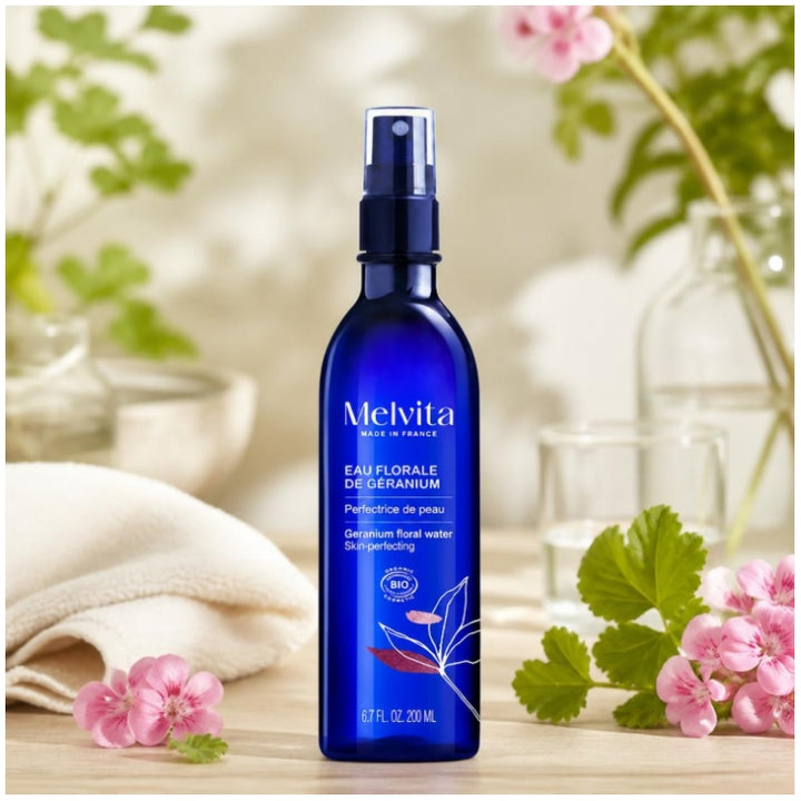 Melvita Organic Geranium Floral Water 200ml (6.76fl oz)