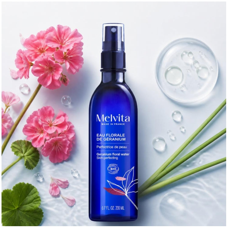 Melvita Organic Geranium Floral Water 200ml (6.76fl oz)