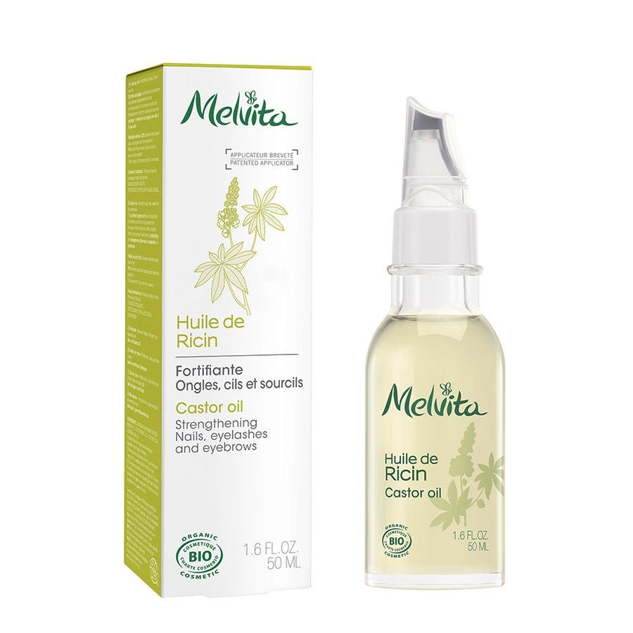 Melvita Fortifying Castor Oil for Nails & Eyelashes 50ml (1.69fl oz) - FrenchBeautyHub
