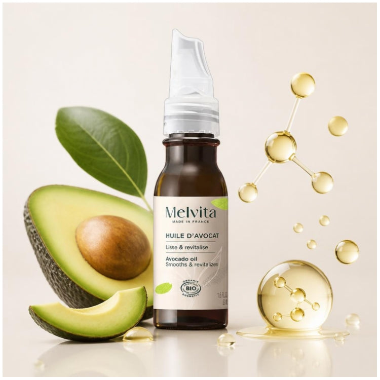 Melvita Organic avocado eye contour oil 50ml (1.69fl oz)