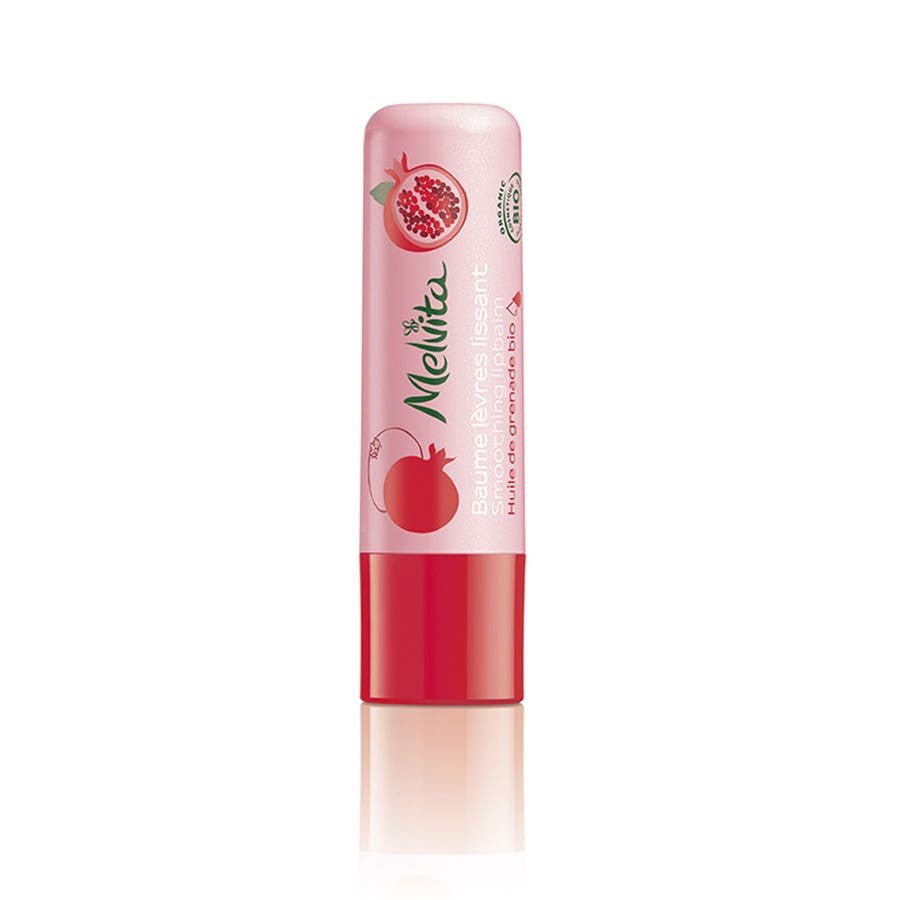 Melvita Smoothing Lip Balm 4.5g (0.15 oz) with Pomegranate Oil - FrenchBeautyHub