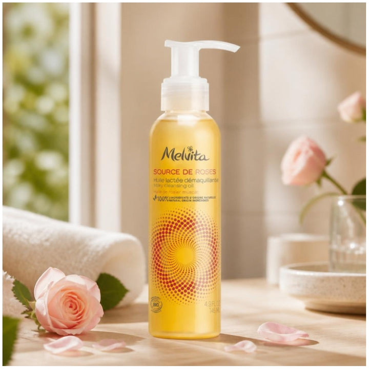 Melvita Organic Cleansing Milk Oil 145ml (4.90fl oz)
