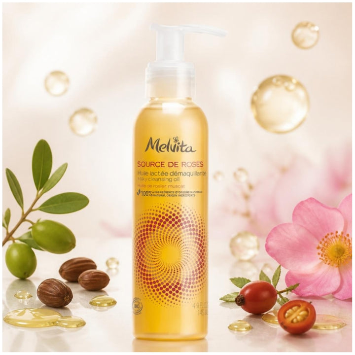 Melvita Organic Cleansing Milk Oil 145ml (4.90fl oz)
