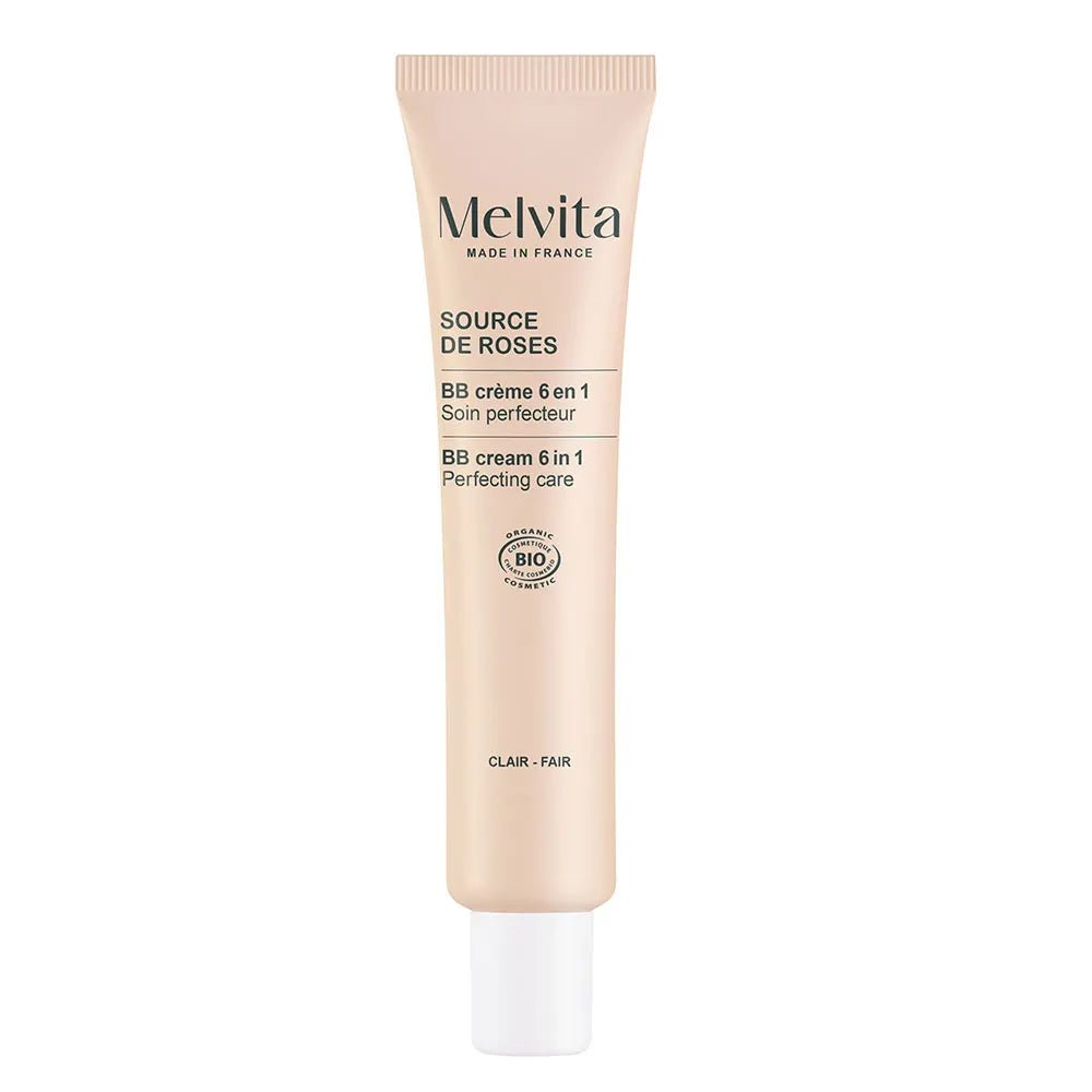 Melvita Source de Roses BB Cream 6 en 1 Perfecting care 40ml (1.35fl oz) - FrenchBeautyHub