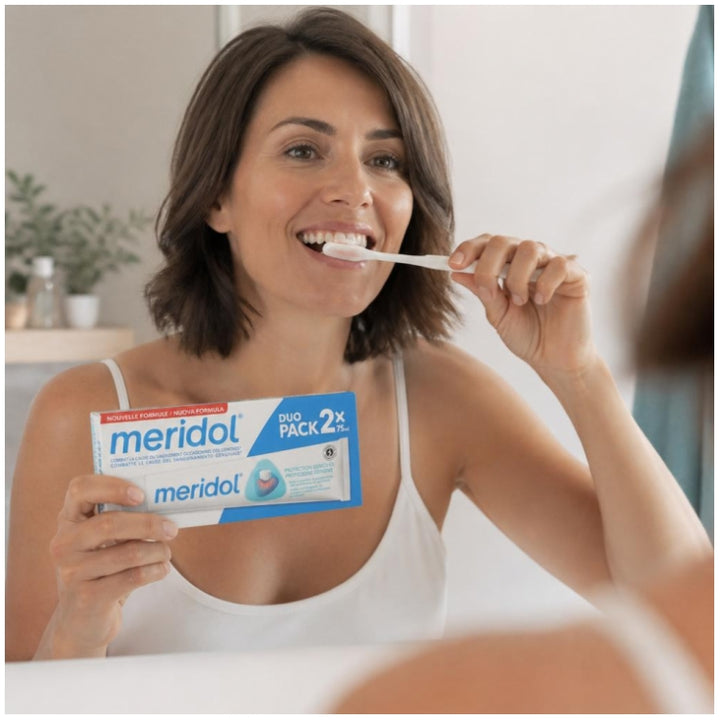 Meridol Toothpaste Protect Gencives 2x75ml (2.54fl oz)