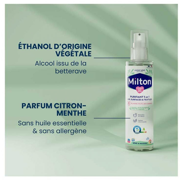Milton 3in1 Air, Surface and Textile Purifier Baby and Home 200ml (6.76fl oz)