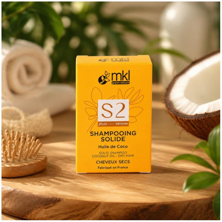 Mkl Solide شامبو بزيت جوز الهند للشعر الجاف 65g