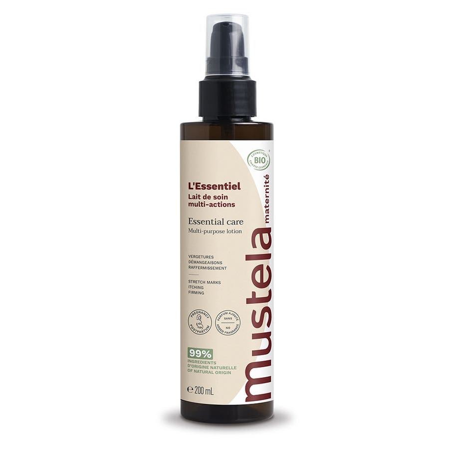 Mustela Essentiel Multi - action care milk Maternity 200ml (6.76fl oz) - FrenchBeautyHub
