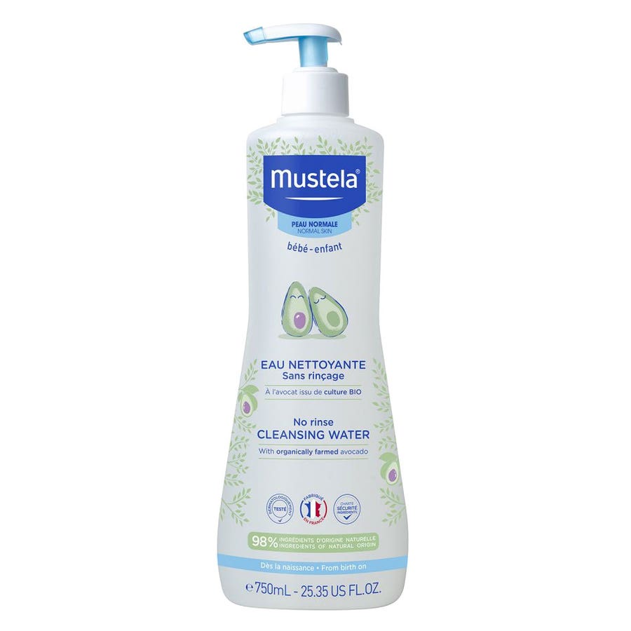 Mustela Leave - In Cleansing Water Normal Skin 750ml (25.36fl oz) - FrenchBeautyHub
