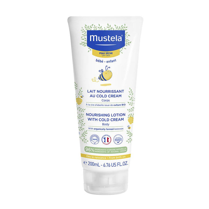 Mustela Nutri Protective Lotion with Cold Cream 200ml (6.76fl oz) - FrenchBeautyHub
