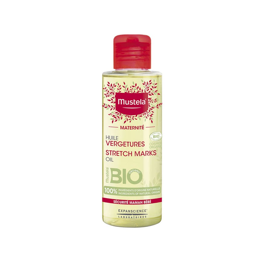 Mustela Organic Stretch Marks Oil 105ml (3.55fl oz) - FrenchBeautyHub