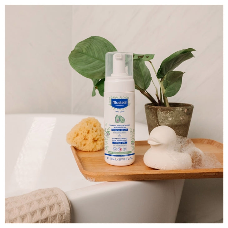 Mustela Bebe Foam Shampoo For Newborns 150ml (5.07fl oz)