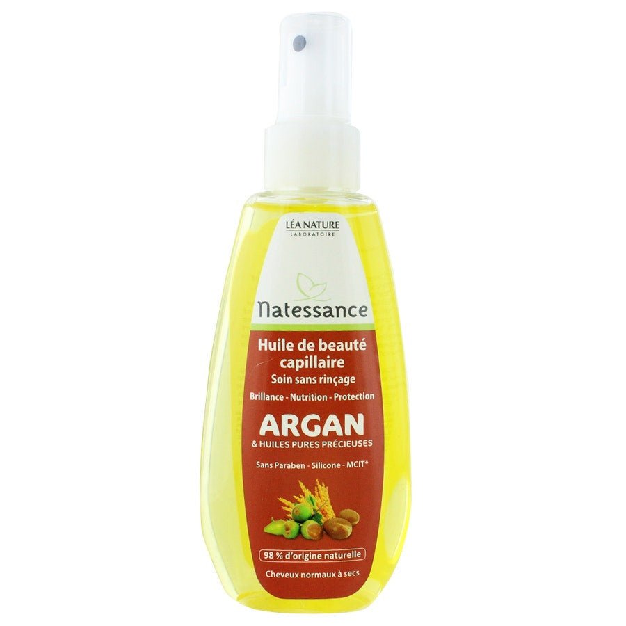 Natessance Argan and Precious Oils Beautifying Hair Oil for Normal to Dry Hair 150ml (5.07 fl oz) - FrenchBeautyHub