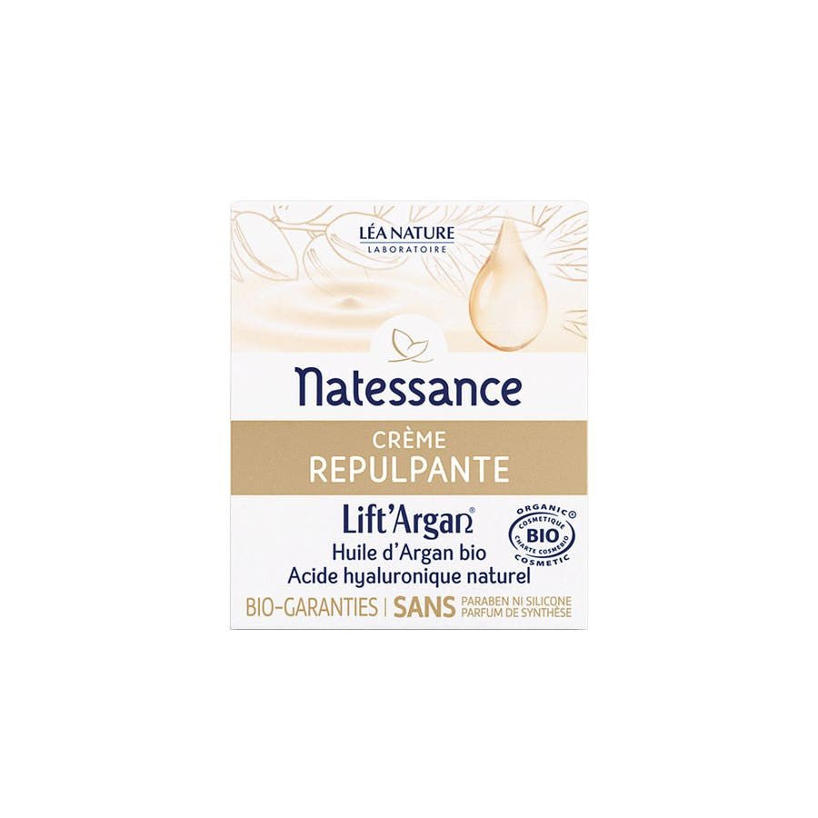 Natessance Argan Lift'argan Divine Plumping Cream 50ml (1.69fl oz) - FrenchBeautyHub
