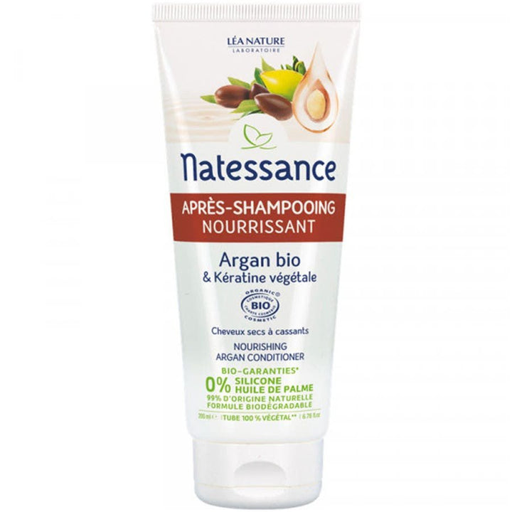 Natessance Argan Nourishing Conditioner with Plant Keratin 200ml (6.76 fl oz) - FrenchBeautyHub