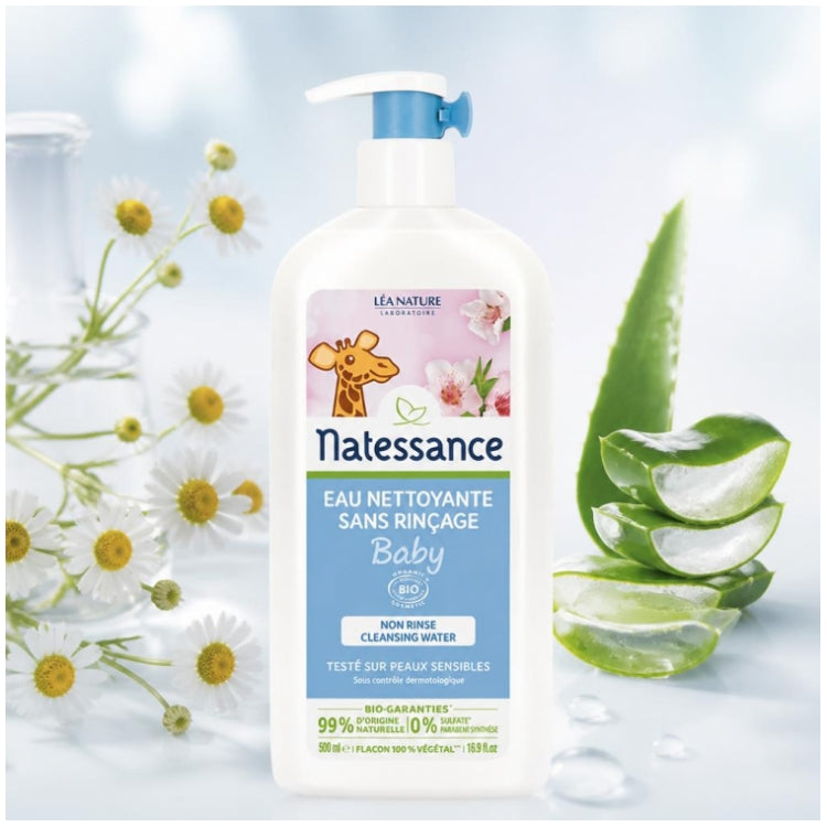 Natessance Cleansing Water Face And Body 500ml (16.91fl oz)