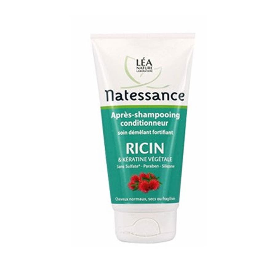 Natessance Fortifying Detangling Hair Conditioner with Castor Oil 150ml (5.07fl oz) - FrenchBeautyHub