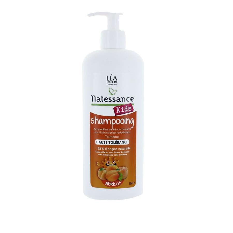Natessance Kids Shampoo With Apricot Oil 500ml (16.90fl oz) - FrenchBeautyHub