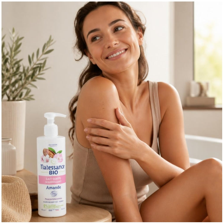 Natessance Organic Almond Lait corps nourrissant 400ml