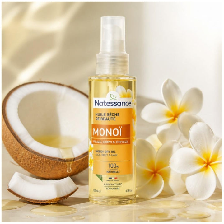 Natessance Monoi Dry Oil 100ml (3.38fl oz)