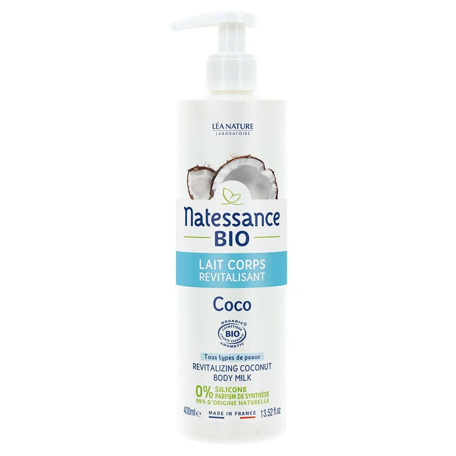 Natessance Organic Coco Revitalizing Body Lotion 400ml (13.52fl oz) - FrenchBeautyHub