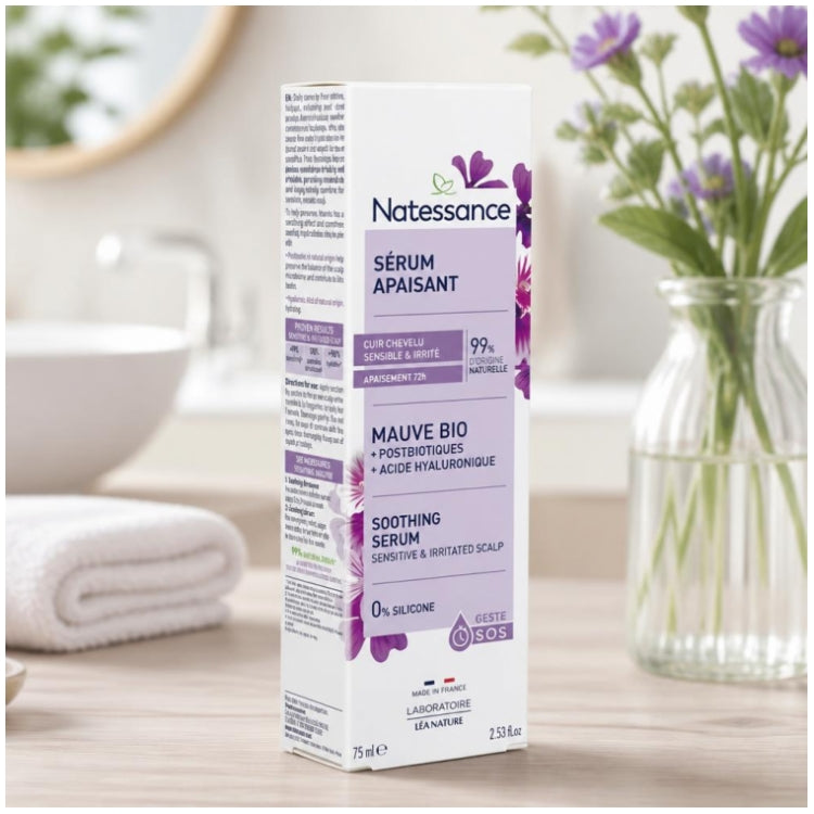Natessance Capillary Soothing Serum Sensitive and irritated scalp 75ml (2.54 fl oz)