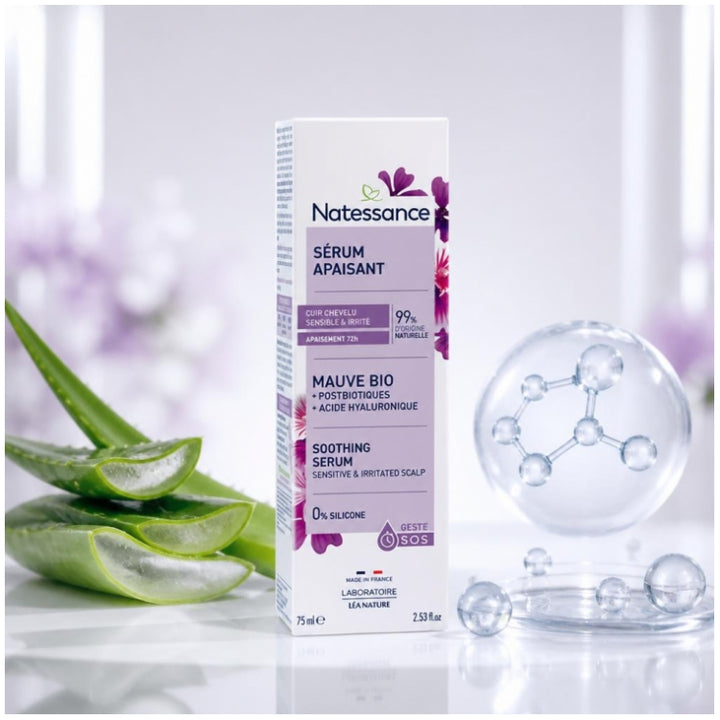 Natessance Capillary Soothing Serum Sensitive and irritated scalp 75ml (2.54 fl oz)