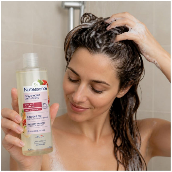 Natessance Capillary Anti-Hair Loss Shampoo All types of falls 250ml (8.45 fl oz)