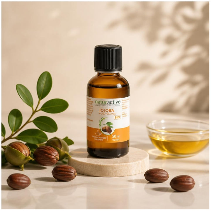 Naturactive Organic Vegetable Oil Of Jojoba 50 ml (1.69fl oz)