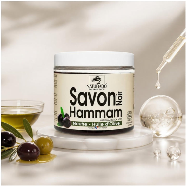 Naturado Hammam Sapone Nero 600ml con Olio d'Oliva