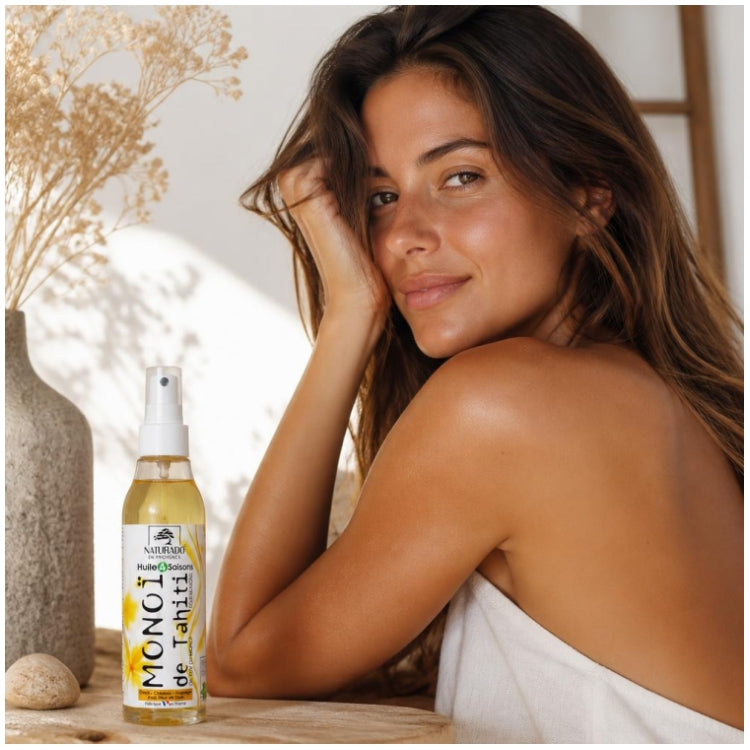 Naturado 4 Seasons Monoi-olie voor gezicht, haar en lichaam 150ml