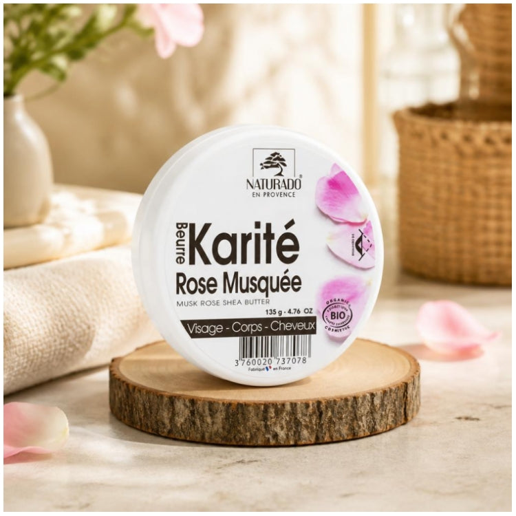 Naturado Shea Butter Muscat Rose 135g (4.76 oz)