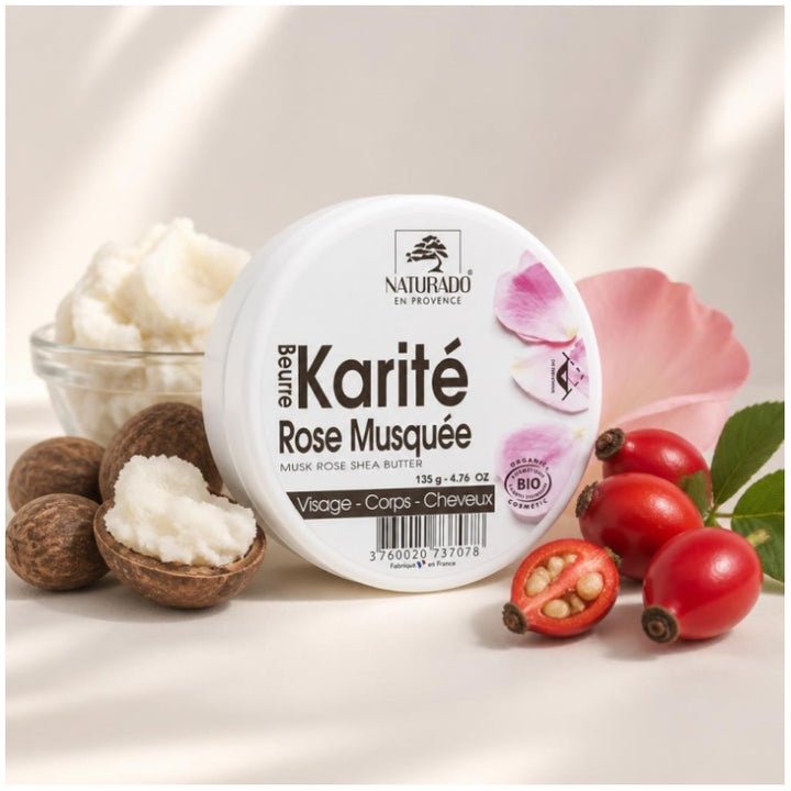 Naturado Shea Butter Muscat Rose 135g (4.76 oz)