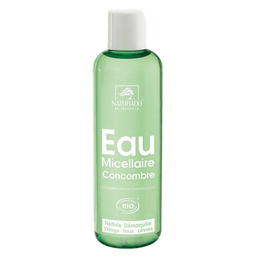 Naturado Organic Cucumber Micellar Water Face, Eyes, Lips 200ml (6.76fl oz) - FrenchBeautyHub