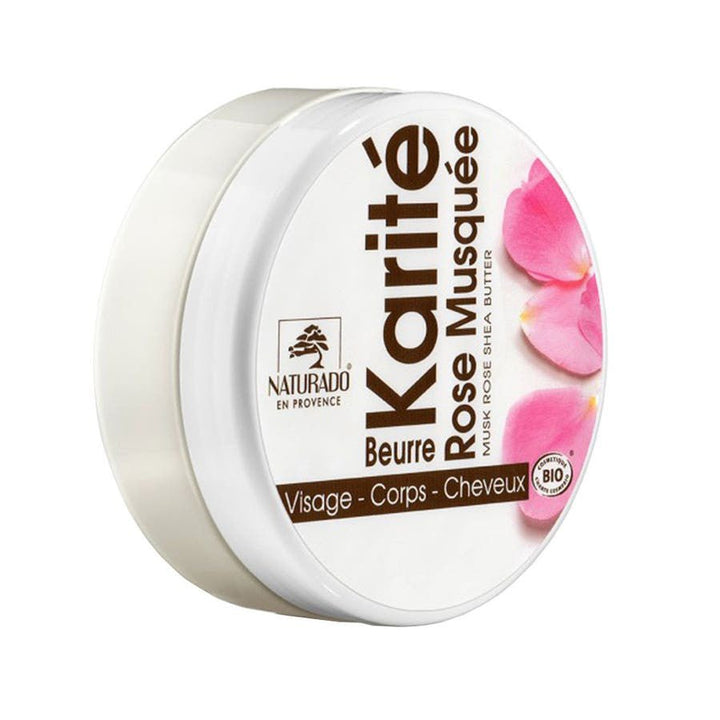 Naturado Shea Butter Muscat Rose 135g (4.76 oz) - FrenchBeautyHub