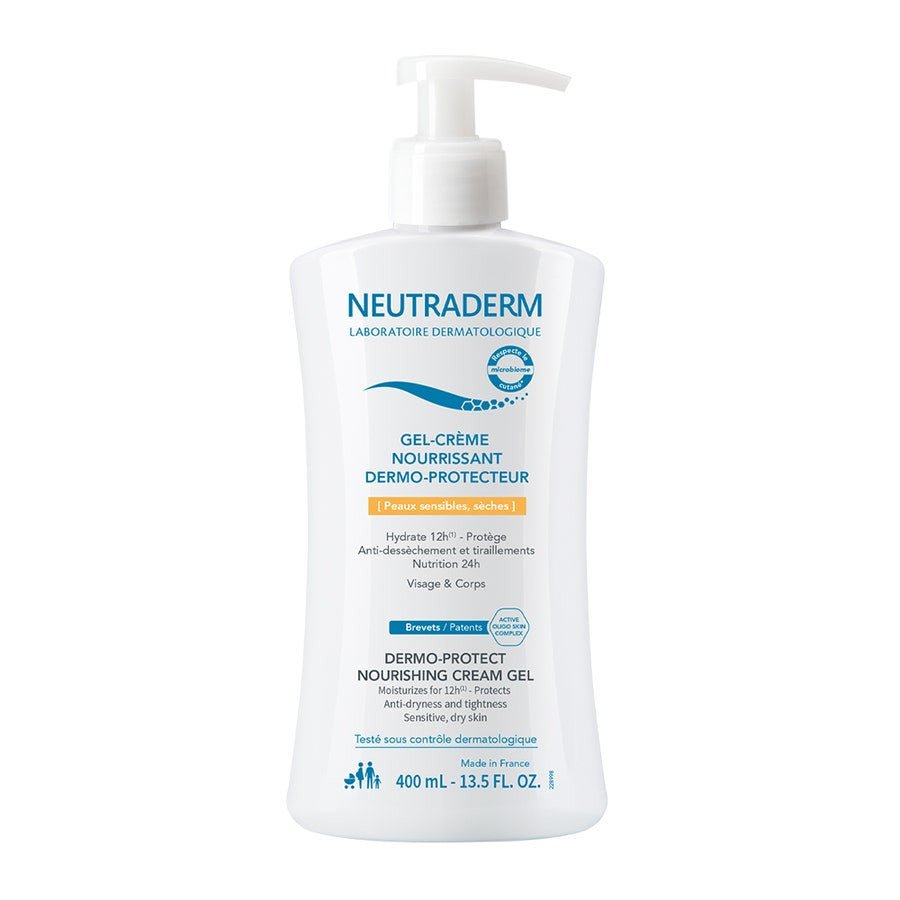 Neutraderm Dermo - protect Nourishing Cream Gel 400ml (13.52fl oz) - FrenchBeautyHub